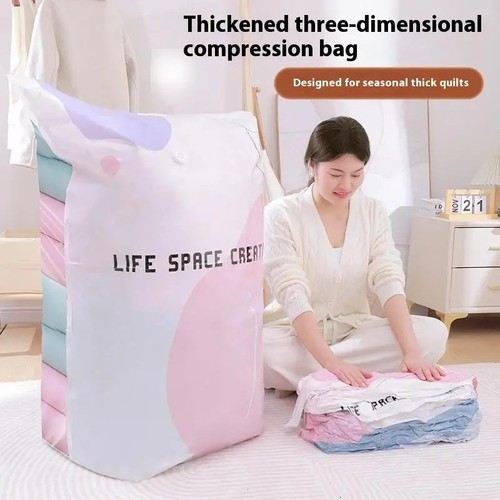Pump vacuum storage bags - no‑pump,