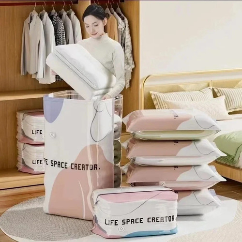 Pump vacuum storage bags - storage,
