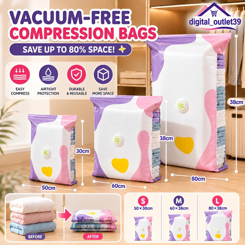 Pump vacuum storage bags - 6x, no