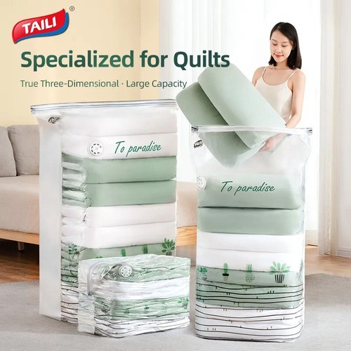 Pump vacuum storage bags - no‑pump,