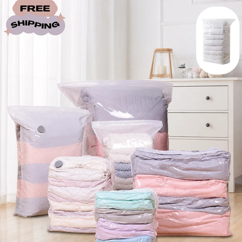 Pump vacuum storage bags - storage,