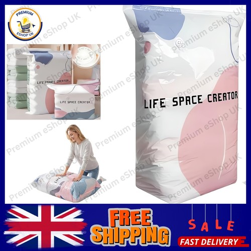 Pump vacuum storage bags - no‑pump,