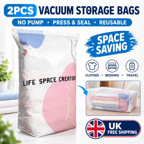 Pump vacuum storage - 2x, no‑pump