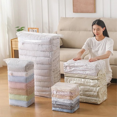 Pump vacuum storage bags - no‑pump,