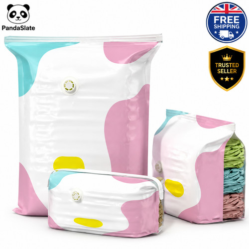 Pump vacuum storage bags - no‑pump,