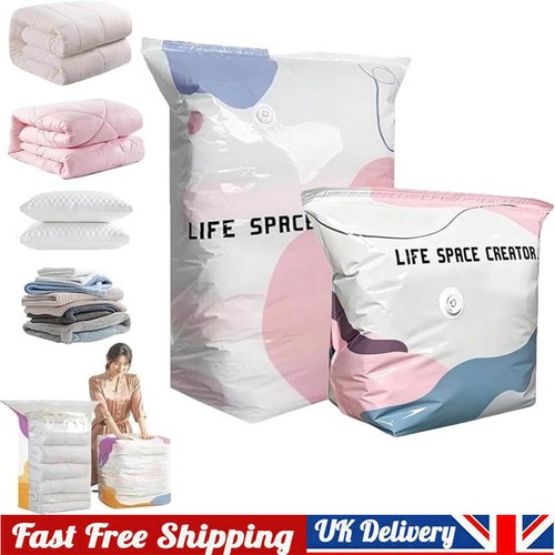 Pump vacuum storage bags - no‑pump,