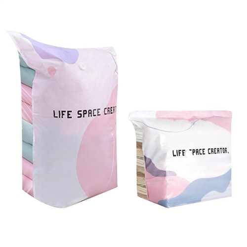 Pump vacuum storage bags - no‑pump,