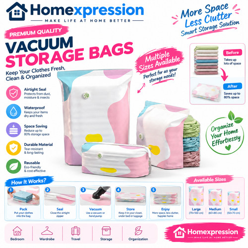 Pump vacuum storage - storage, bags