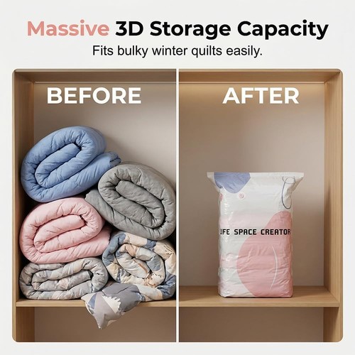 Pump vacuum storage - no‑pump,
